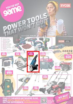 Game : Power Tools That Won't Quit (31 October - 6 November 2021), page 1