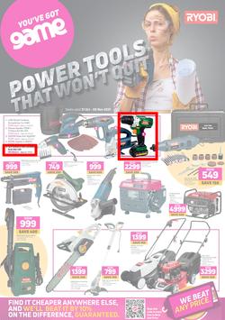 Game : Power Tools That Won't Quit (31 October - 6 November 2021), page 1