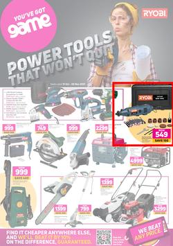 Game : Power Tools That Won't Quit (31 October - 6 November 2021), page 1
