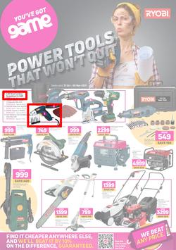 Game : Power Tools That Won't Quit (31 October - 6 November 2021), page 1