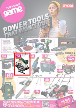 Game : Power Tools That Won't Quit (31 October - 6 November 2021), page 1
