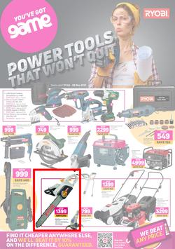 Game : Power Tools That Won't Quit (31 October - 6 November 2021), page 1