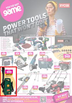 Game : Power Tools That Won't Quit (31 October - 6 November 2021), page 1