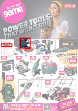 Game : Power Tools That Won't Quit (31 October - 6 November 2021), page 1