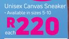 Unisex Canvas Sneaker-Each