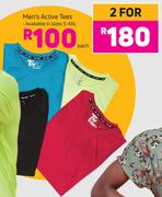 Men's Active Tees-Each