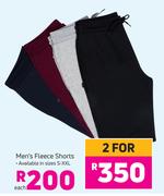 Men's Fleece Shorts-Each