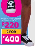 Unisex Canvas Sneaker-Each