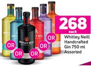 Whitley Neill Handcrafted Gin Assorted-750ml Each