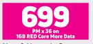 2 x Apple iPhone 11 64GB Smartphone-On 1GB Red Core More Data + On Promo 70
