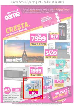 Game Cresta : The Game Has Changed (21 October - 24 October 2021), page 1