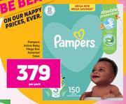 Pampers Active Baby Mega Box (Assorted Sizes)-Per Pack
