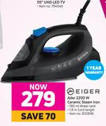 Eiger Ader 2200W Ceramic Steam Iron