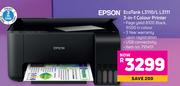 Epson Eco Tank L3110/L3111 3 In 1 Colour Printer