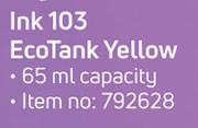 Epson Ink 103 Eco Tank Yellow-Each