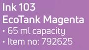 Epson Ink 103 Eco Tank Magenta-Each