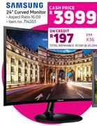 Samsung 24" Curved Monitor