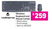 Volkano Wireless Keyboard & Mouse Combo