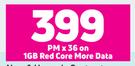 Samsung Galaxy A73 5G Smartphone-On 1GB Red Core More Data