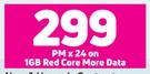 2 x Samsung Galaxy A13 64GB Dual Sim Smartphone-On 1GB Red Core More Data