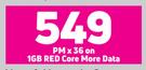 Apple iPhone 12 64GB Smartphone-On 1GB Red Core More Data