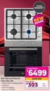 Defy Gas Hob & Electric Oven Box Set