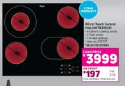 Whirlpool 60 cm Touch Control Hob AKT8210LX