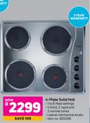 Whirlpool 4-Plate Solid Hob