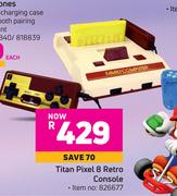 Titan Pixel 8 Retro Console