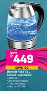 Bennett Read 1.8 L Grande Glass Kettle