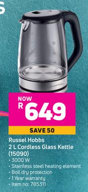 Russell hobbs glass kettle game hotsell