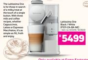 Lattissima One Black/White F531-ZA-BK-NE