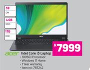 Acer Intel Core i3 Laptop