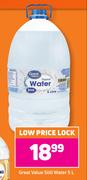 Great Value Still Water-5L