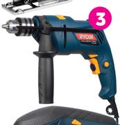 Ryobi 650W Impact Corded Drill PD-650-Each