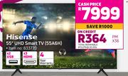 Hisense 55" UHD Smart TV 55A6H
