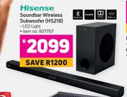 Hisense Soundbar Wireless Subwoofer HS218