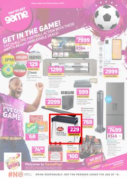 Game : Get In The Game! (16 November - 18 December 2022), page 1