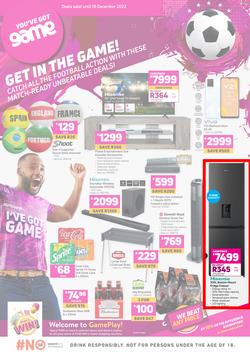 Game : Get In The Game! (16 November - 18 December 2022), page 1