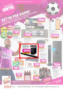Game : Get In The Game! (16 November - 18 December 2022), page 1