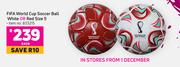 Fifa World Cup Soccer Ball White Or Red Size 5-Each