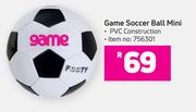Game Soccer Ball Mini