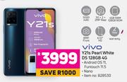 Vivo Y21s Pearl White DS 128GB 4G Smartphone
