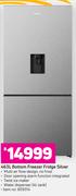 Hisense 463Ltr Bottom Freezer Fridge (Silver)