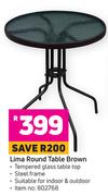 Lima Round Table Brown