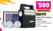 Magneto Solar Home Lighting System