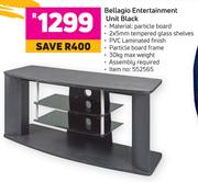 Bellagio Entertainment Unit Black