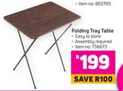 Folding Tray Table