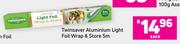 Twinsaver Aluminium Light Foil Wrap & Store 5m-Each