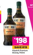 Klipdrift Premium Brandy-750ml Each